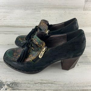 L’ARTISTE Studalena Black Floral Print Pumps 38